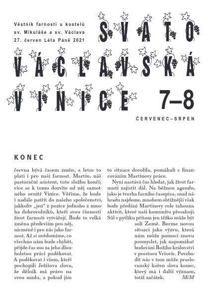 Vinice - červenec - srpen 2021