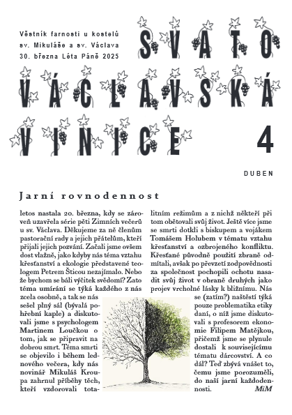Vinice - duben 2025